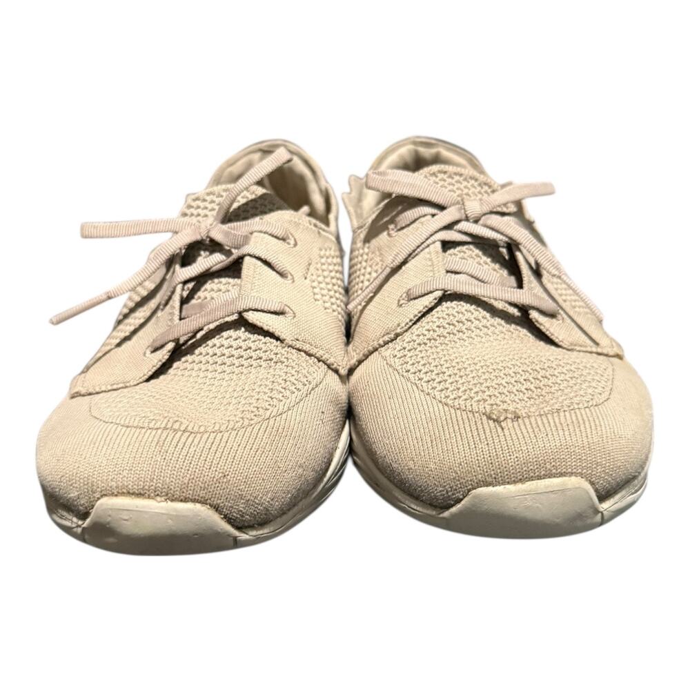 Skechers Taupe Washable Knit Slip On Shoes Seager Women’s Size 9.5 W Sneakers - Picture 3 of 9